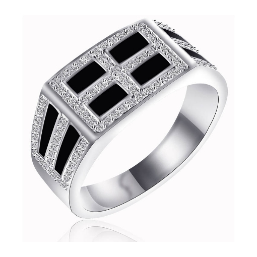 图片 925 Silver Jewelry,Mens Ring- SR-381