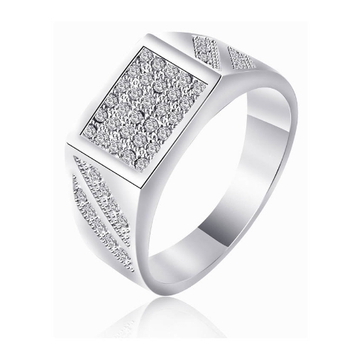 图片 925 Silver Jewelry,Mens Ring- SR-385