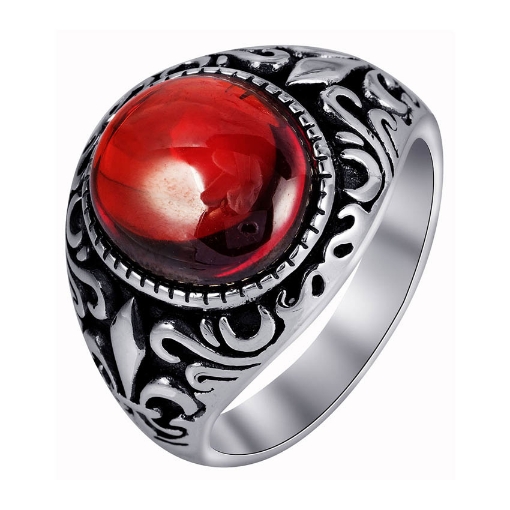 图片 925 Silver Jewelry,Mens Ring- SR-389