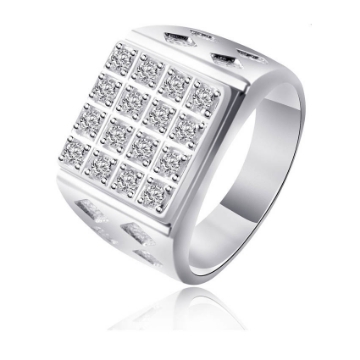 图片 925 Silver Jewelry,Mens Ring- SR-392