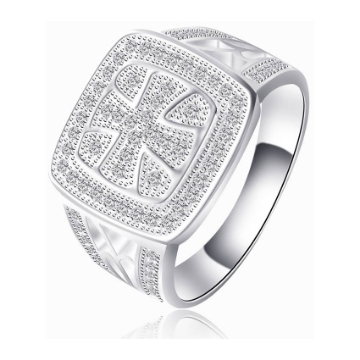 图片 925 Silver Jewelry,Mens Ring- SR-395