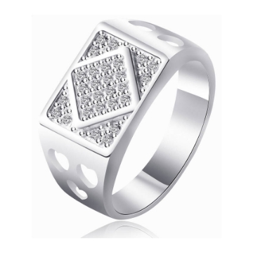 图片 925 Silver Jewelry,Mens Ring- SR-397