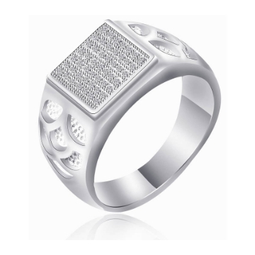 图片 925 Silver Jewelry,Mens Ring- SR-400