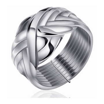 图片 925 Silver Jewelry,Mens Ring- SR-404