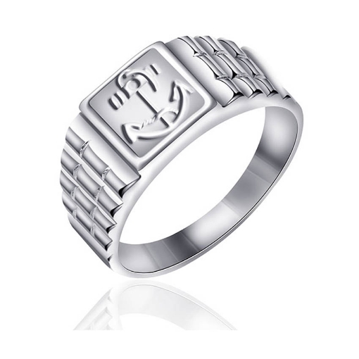 图片 925 Silver Jewelry,Mens Ring- SR-405