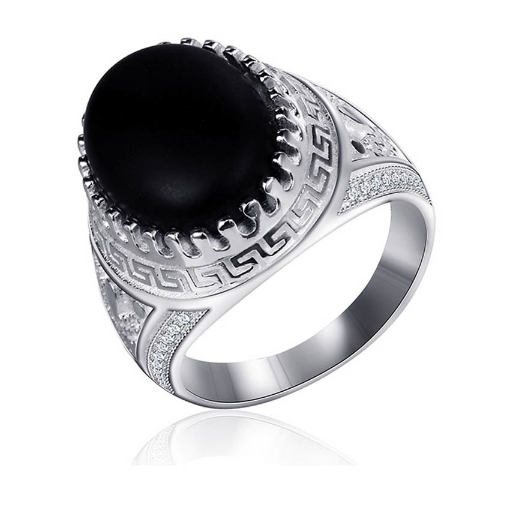 图片 925 Silver Jewelry,Mens Ring- SR-407