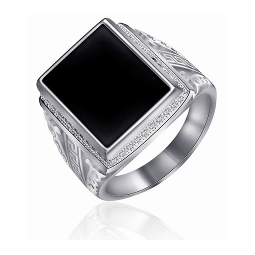 图片 925 Silver Jewelry,Mens Ring- SR-408