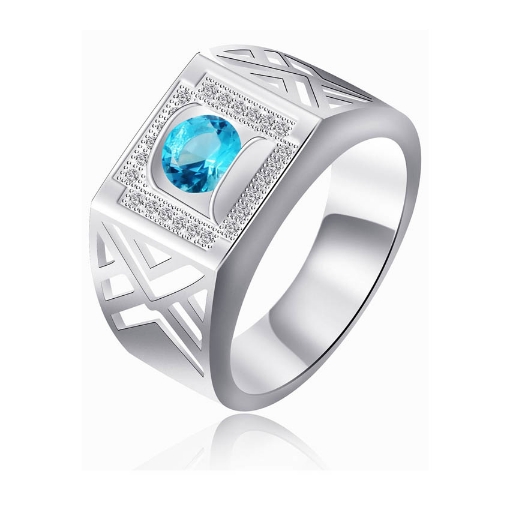 图片 925 Silver Jewelry,Mens Ring- SR-413