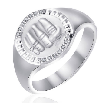 图片 925 Silver Jewelry,Mens Ring- SR-416