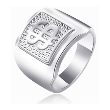 图片 925 Silver Jewelry,Mens Ring- SR-418