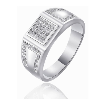 图片 925 Silver Jewelry,Mens Ring- SR-422