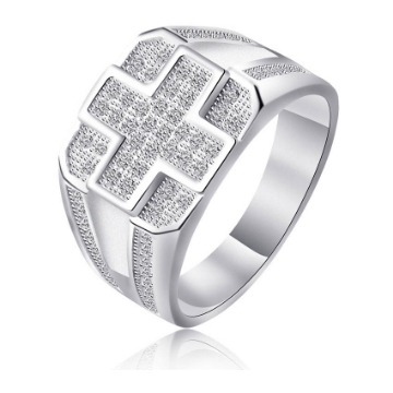 图片 925 Silver Jewelry,Mens Ring- SR-424