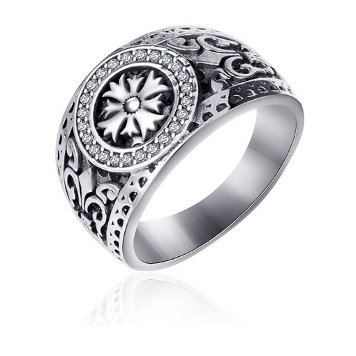 图片 925 Silver Jewelry,Mens Ring- SR-428