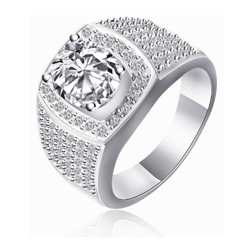 图片 925 Silver Jewelry,Mens Ring- SR-430