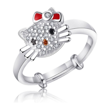 图片 925 Silver Jewelry,Kids Ring- SR-439