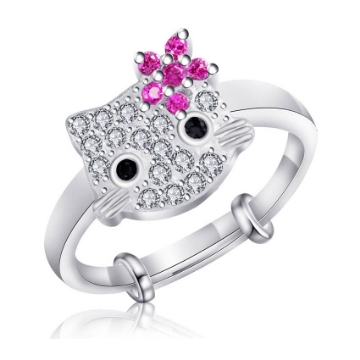 图片 925 Silver Jewelry,Kids Ring- SR-441