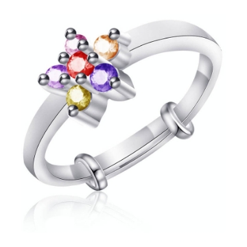 图片 925 Silver Jewelry,Kids Ring- SR-449