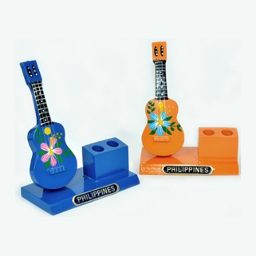 图片 Wooden Guitar Pen Holder- 0072-0256