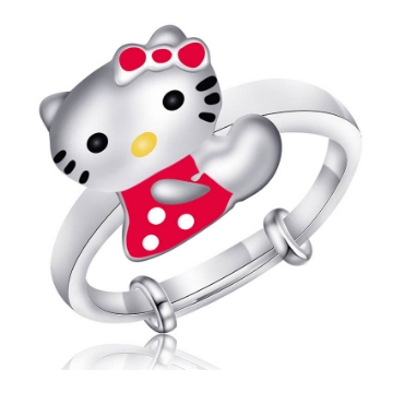 图片 925 Silver Jewelry,Kids Ring- SR-496