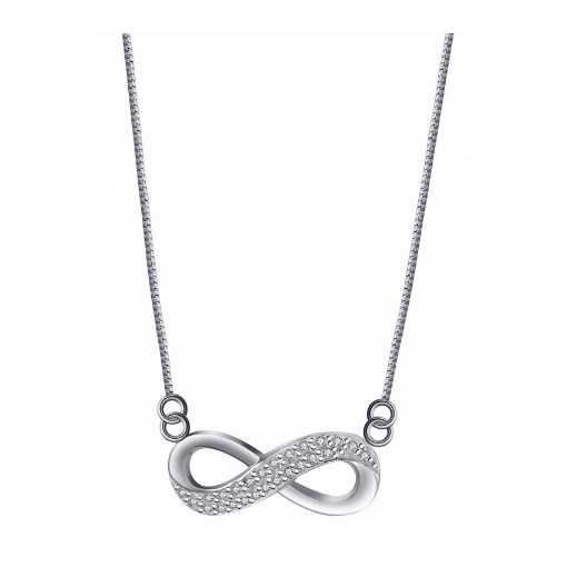 图片 925 Silver Jewelry,Center Chain Necklace- LN-034