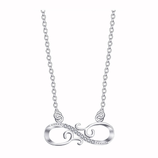 图片 925 Silver Jewelry,Center Chain Necklace- LN-050