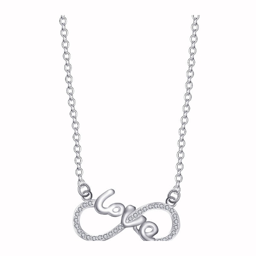 图片 925 Silver Jewelry,Center Chain Necklace- LN-057