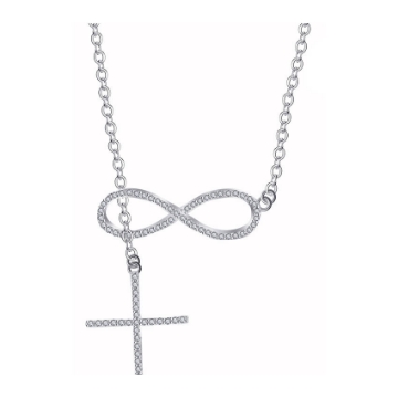 图片 925 Silver Jewelry,Center Chain Necklace- LN-058