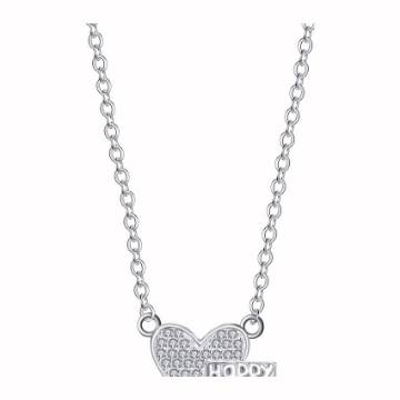 图片 925 Silver Jewelry,Center Chain Necklace- LN-066