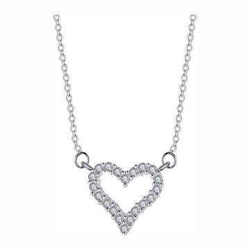 图片 925 Silver Jewelry,Center Chain Necklace- LN-075