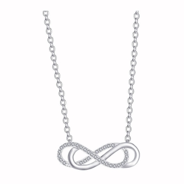 图片 925 Silver Jewelry,Center Chain Necklace- LN-084