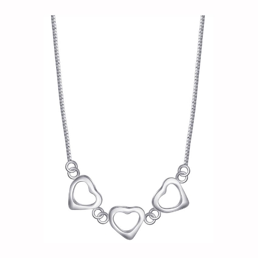 图片 925 Silver Jewelry,Center Chain Necklace- LN-113