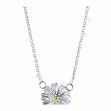 图片 925 Silver Jewelry,Center Chain Necklace- LN-115