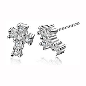 图片 925 Silver Jewelry,Stud Earrings- ER-073