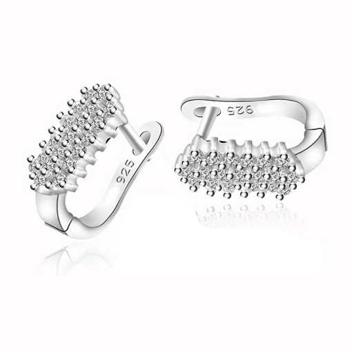 图片 925 Silver Jewelry,Clip Earrings- ER-402