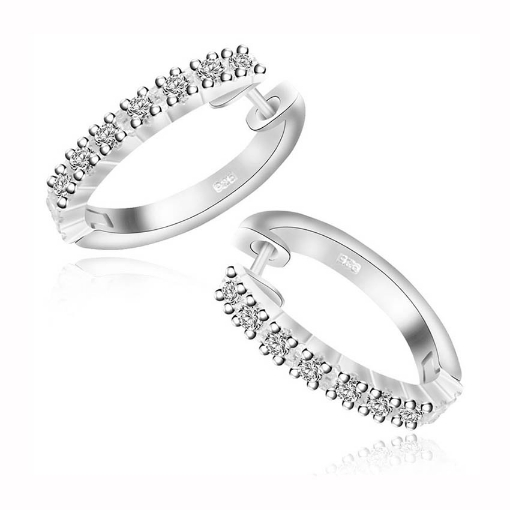 图片 925 Silver Jewelry,Clip Earrings- ER-403