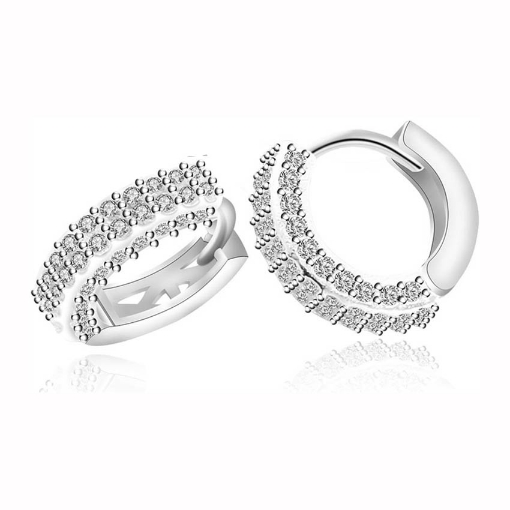 图片 925 Silver Jewelry,Clip Earrings- ER-438