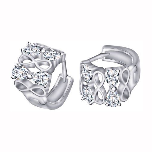 图片 925 Silver Jewelry,Clip Earrings- ER-496