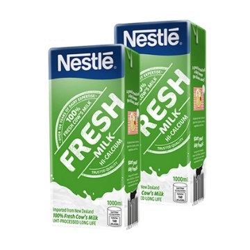 图片 Nestle Fresh Milk 1L (Pack of 2)