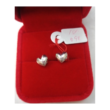 图片 18K - Saudi White Gold Earrings 0.98g- SE098G