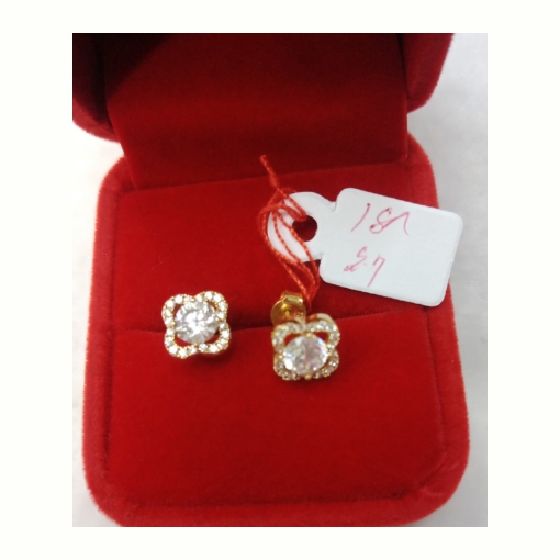 图片 18K - Saudi Gold Earrings 2.7g- SE27G