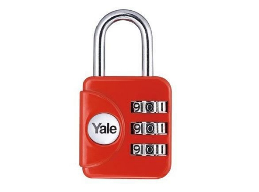 图片 Yale Colored Luggage 3-digit Combination Lock (Red) 28mm - YP1/28/121