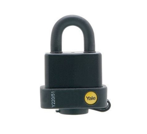 图片 Yale Classic Series Weather Resistant Laminated Steel Padlock 51mm with Multi-pack - Y220/51/118/1