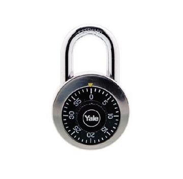 图片 Yale Classic Series Stainless Steel Rotary Dial Combination Padlock - YLHY140/50/122/1