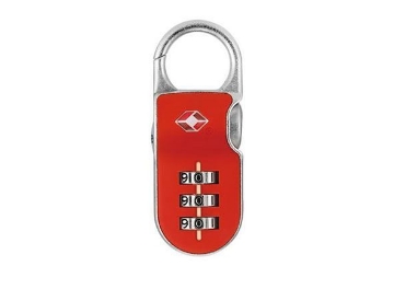 图片 Yale Colored Clip On Luggage TSA Lock  Red 26mm - YTP2/26/216