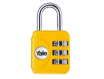 图片 Yale Colored Luggage 3-digit Combination Lock (Yellow) 28mm - YLHYP1/28/121/1Y