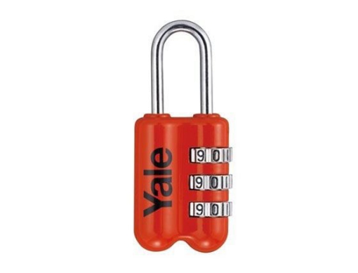 图片 Yale Colored Luggage 3-digit Combination Lock (Red) 23mm - YP2/23/128