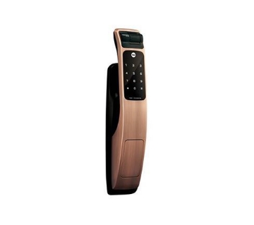 图片 Yale Door Lock Digital Mortise  Pull & Push Finger Print Red Bronse