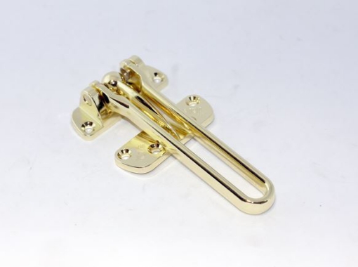 图片 Yale Door Guard 180 Deg. Swing Bright Brass