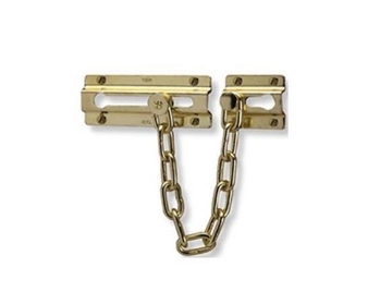 图片 Yale Door Chain Security - Bright Brass