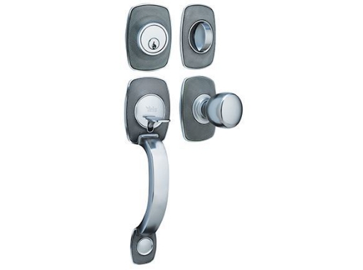 图片 Yale Handleset Entrance Signature Series Matt Chrome